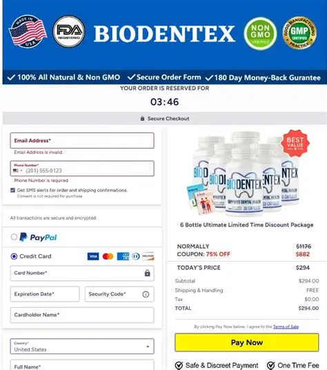 BioDentex Payment Badges